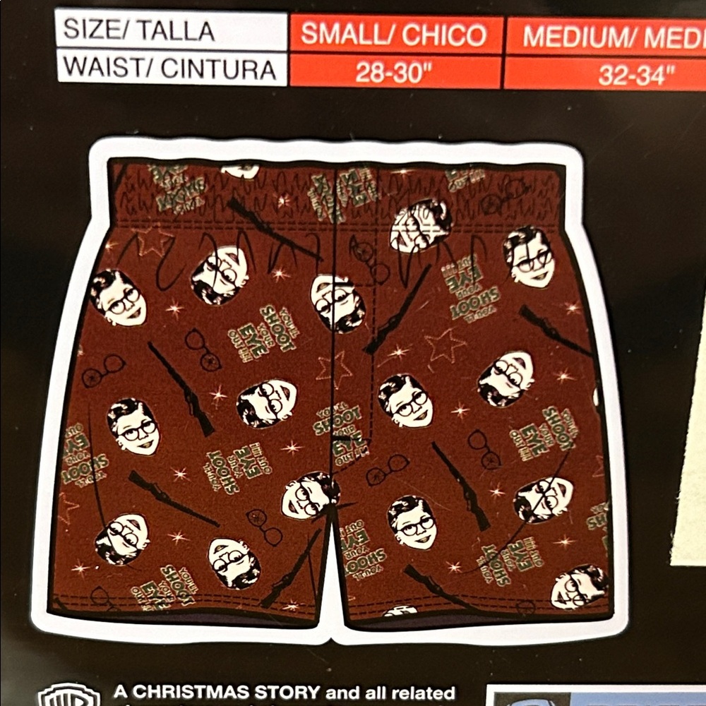 🎄 A Christmas Story “You’ll Shoot Your Eye Out, Kid!” Gift Tin – NEW 🎄XL Boxers - Picture 4 of 6